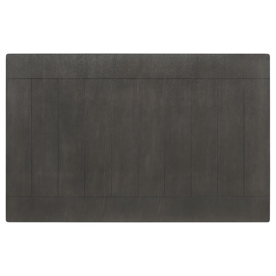 Dalila 6-piece Rectangular Dining Table Set Gray