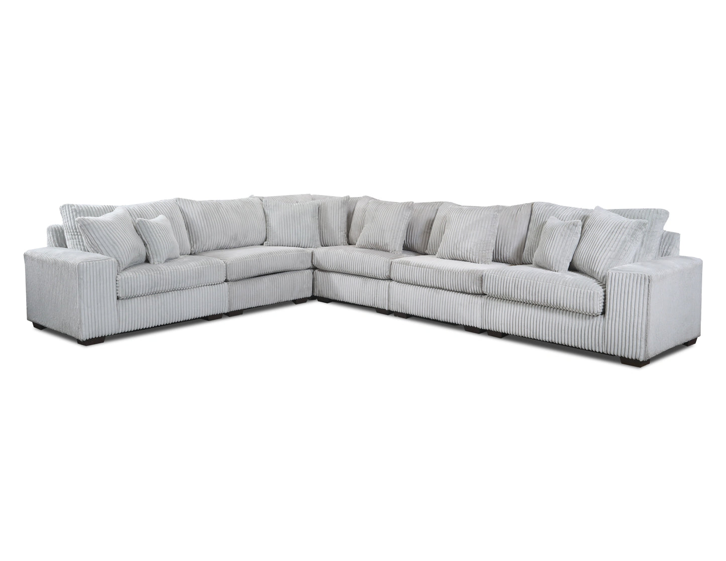 LIBBY LIGHT GRAY 6PC SECTIONAL