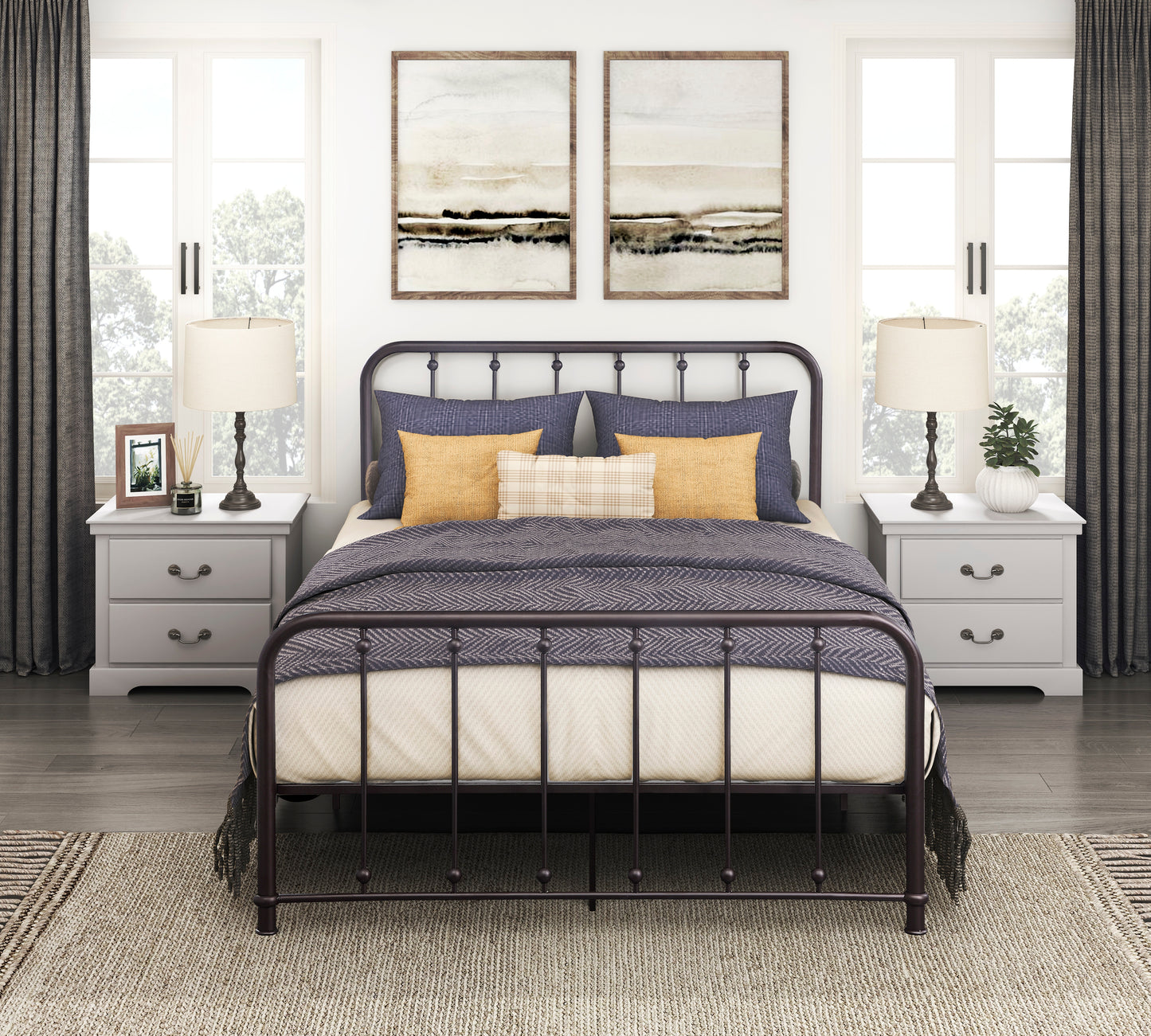 LARKSPUR COLLECTION FULL SIZE BED FRAME