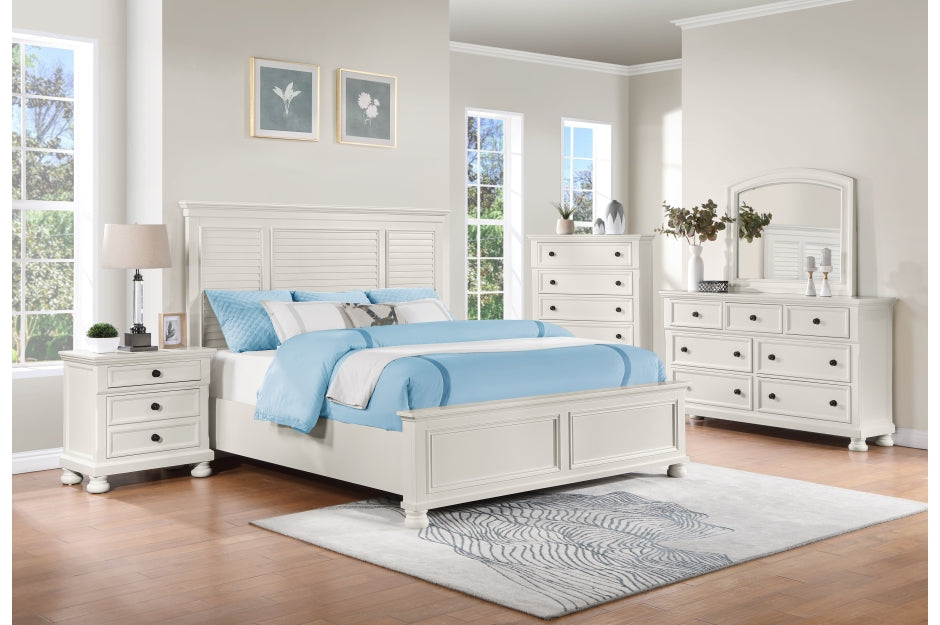 ST. SIMON COLLECTION 4 PC QUEEN BEDROOM SET (B,D,M,N)