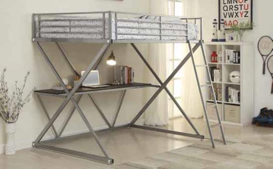 TWIN WORKSTATION LOFT BED