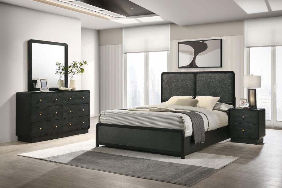 Cavelle 4-piece Queen Bedroom Set Black (B,D,M,N)
