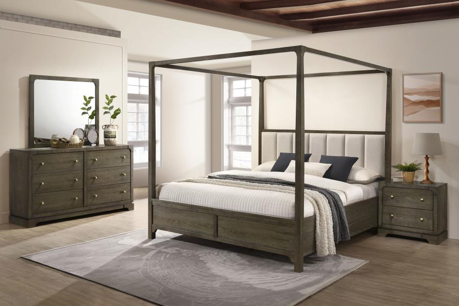 Gran Park 4-piece Eastern King Bedroom Set Dark Cocoa (B,D,M,N)
