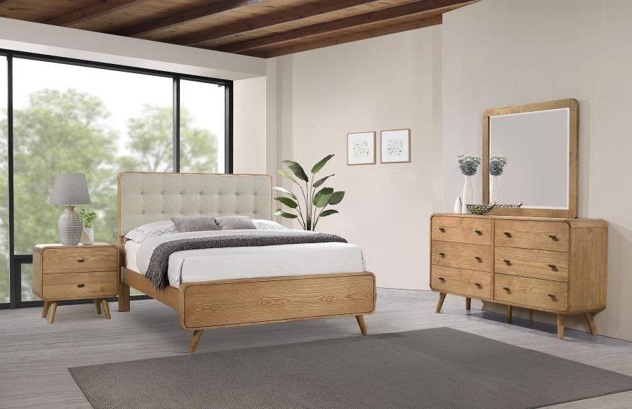 Robyn 4-piece Full Bedroom Set Light Ash (B,D,M,N)