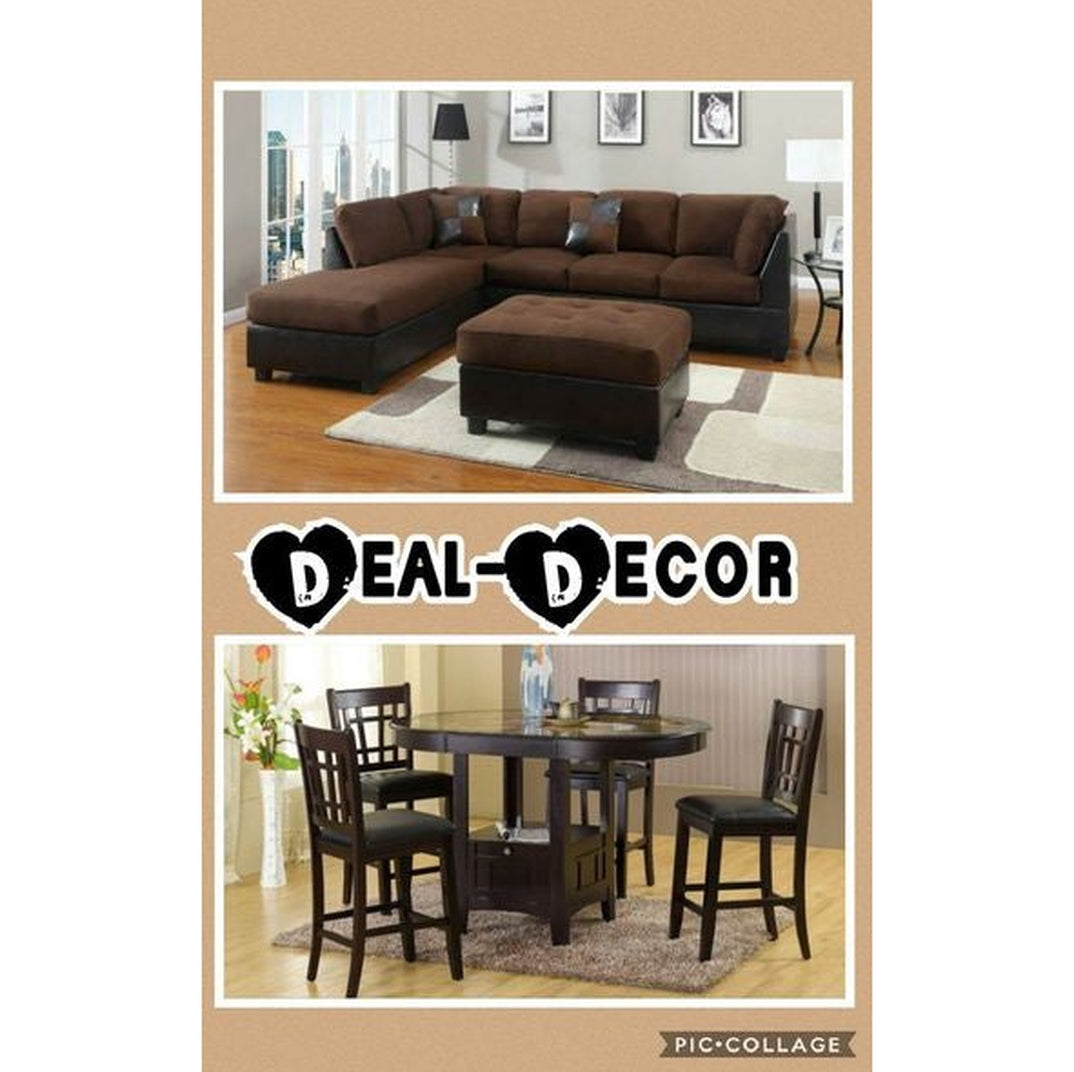 2325/7215 COMBO SECTIONAL & 5PC DINING!!!