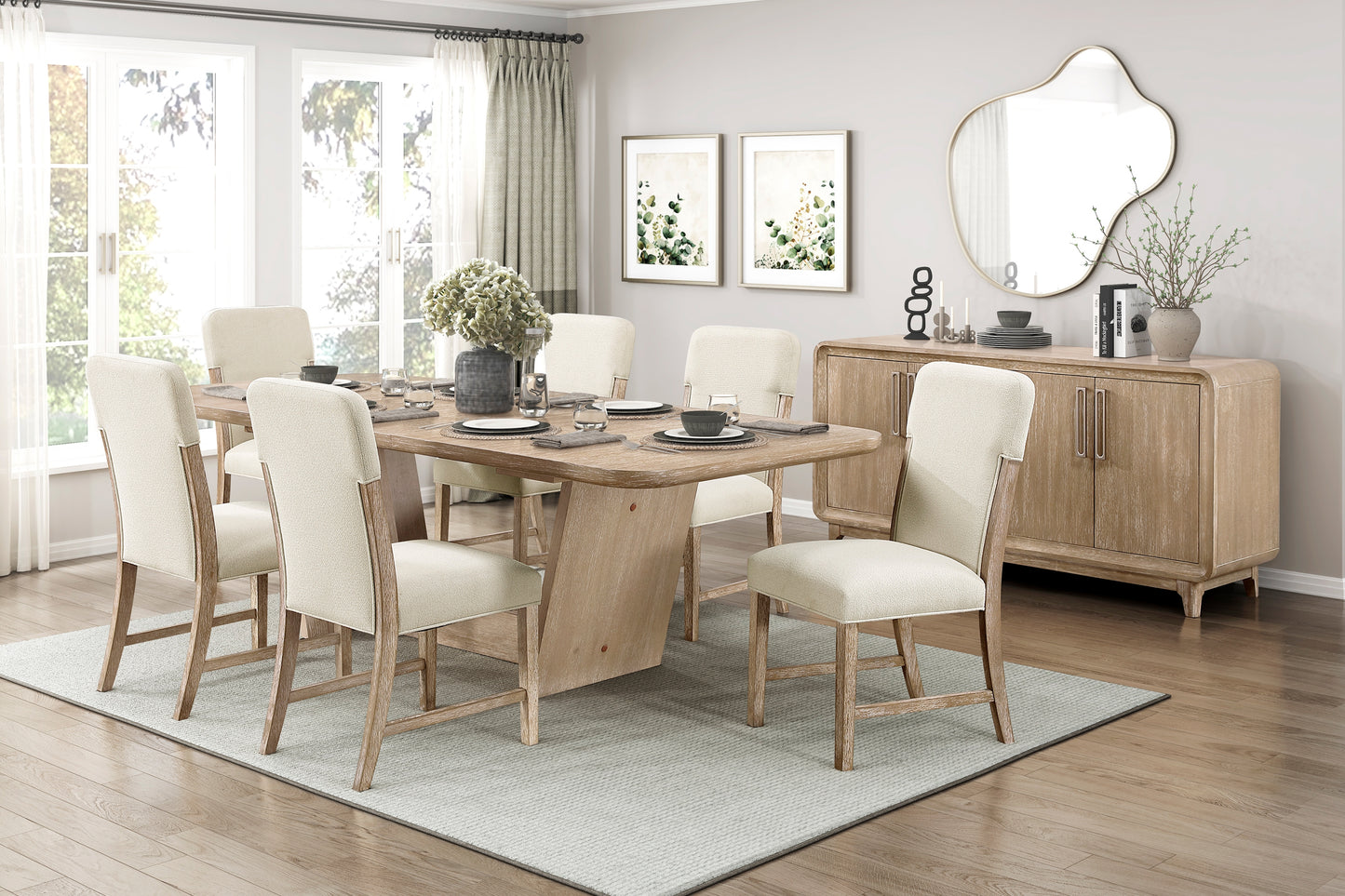 WILSHIRE COLLECTION 7PC DINING SET