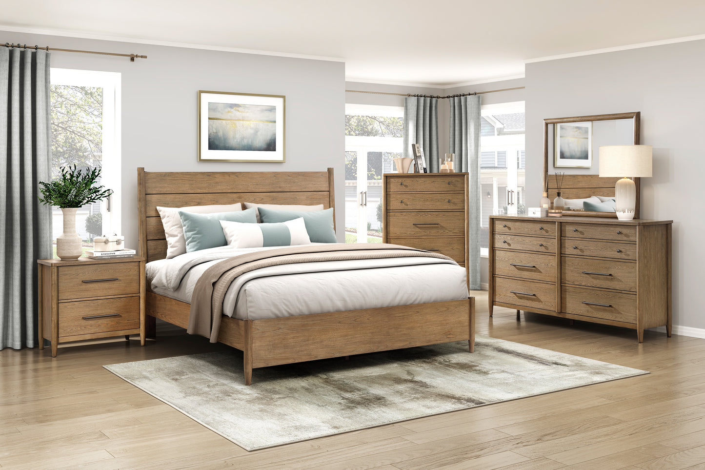 SONOMA COLLECTION KING 4PC BEDROOM SET (B,D,M,N)
