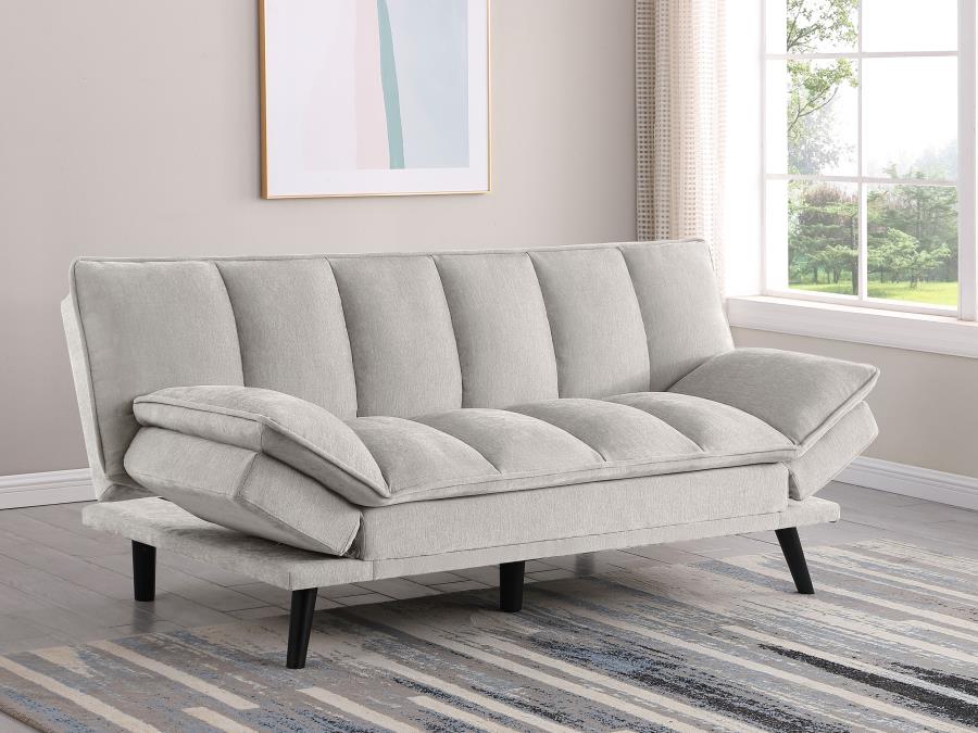 CONTEMPORARY LIGHT GRAY SOFA BED