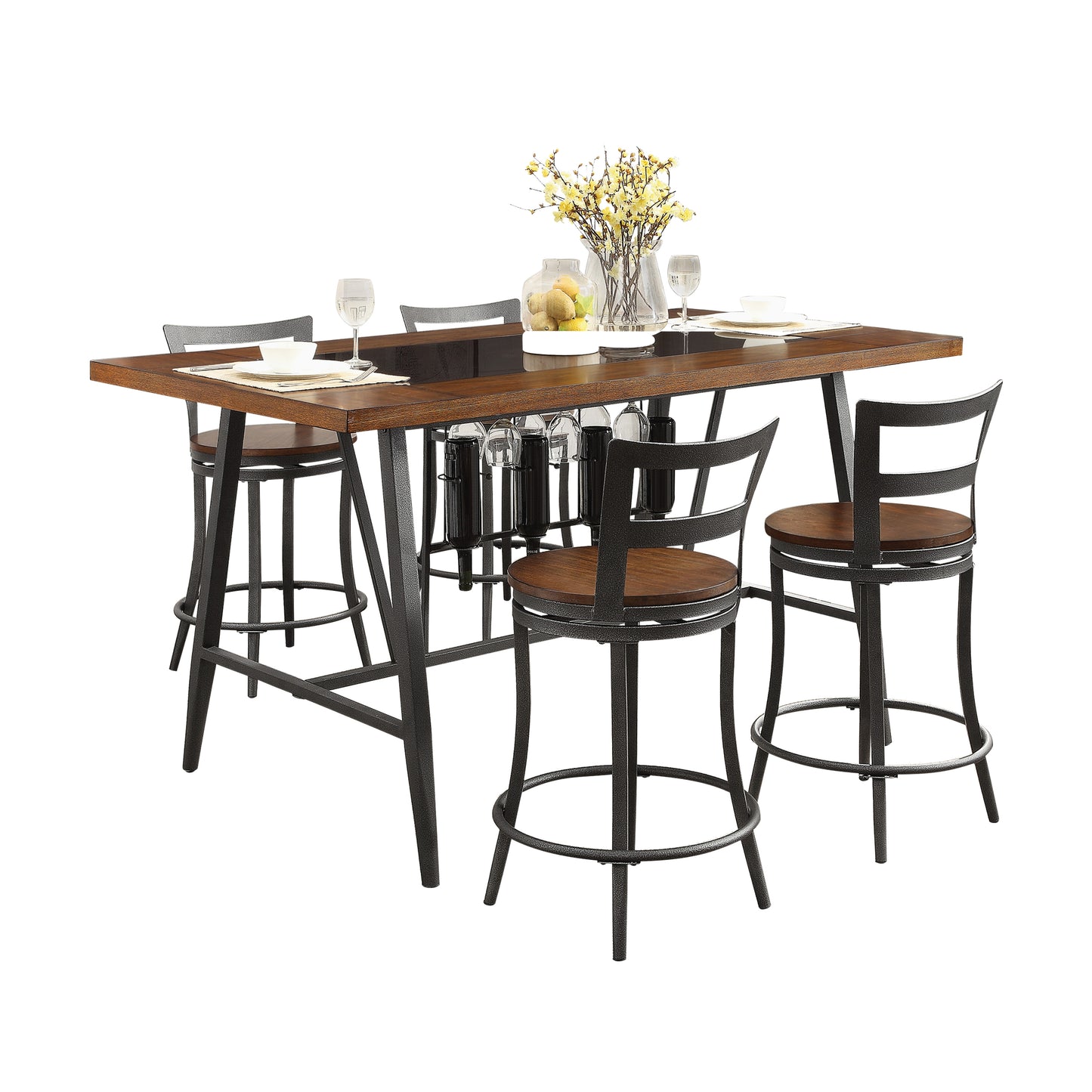 SELBYVILLE COLLECTION 5 PC COUNTER HEIGHT DINING SET