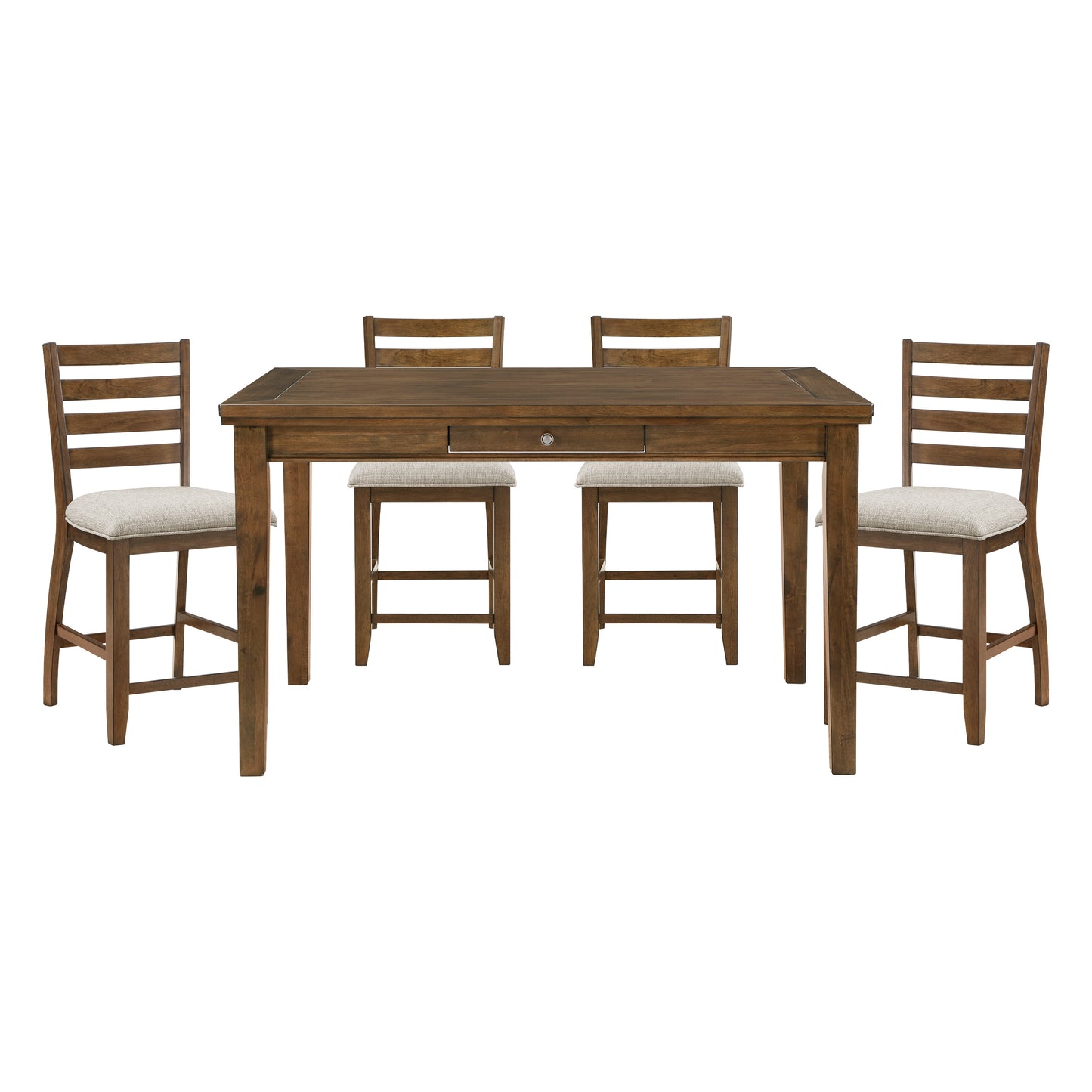 TIGARD COLLECTION 5 PC COUNTER HEIGHT DINING SET