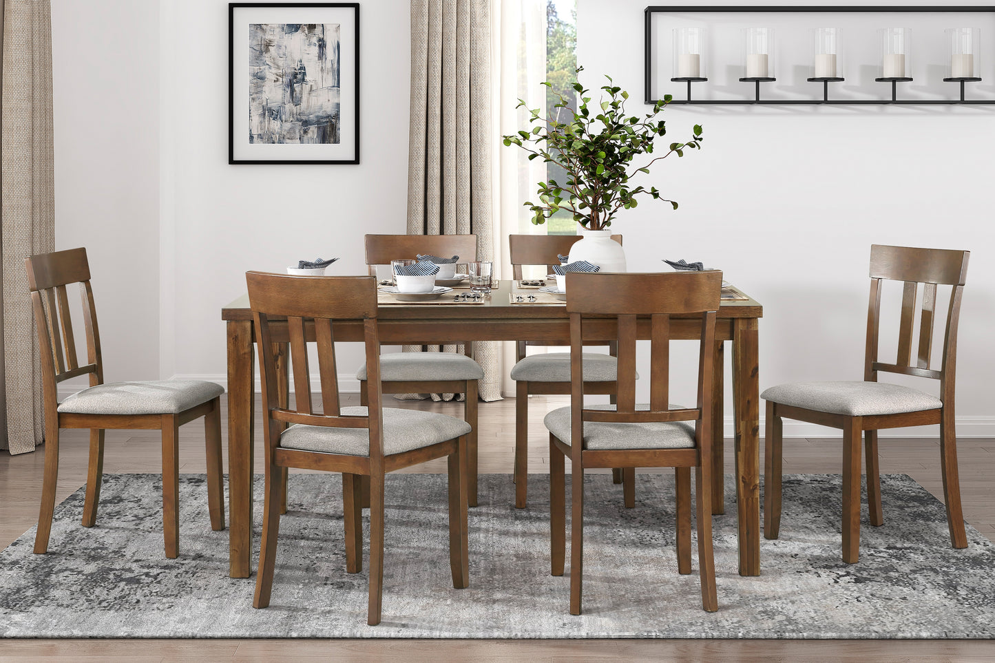 PRINEVILLE COLLECTION 7 PC DINING SET