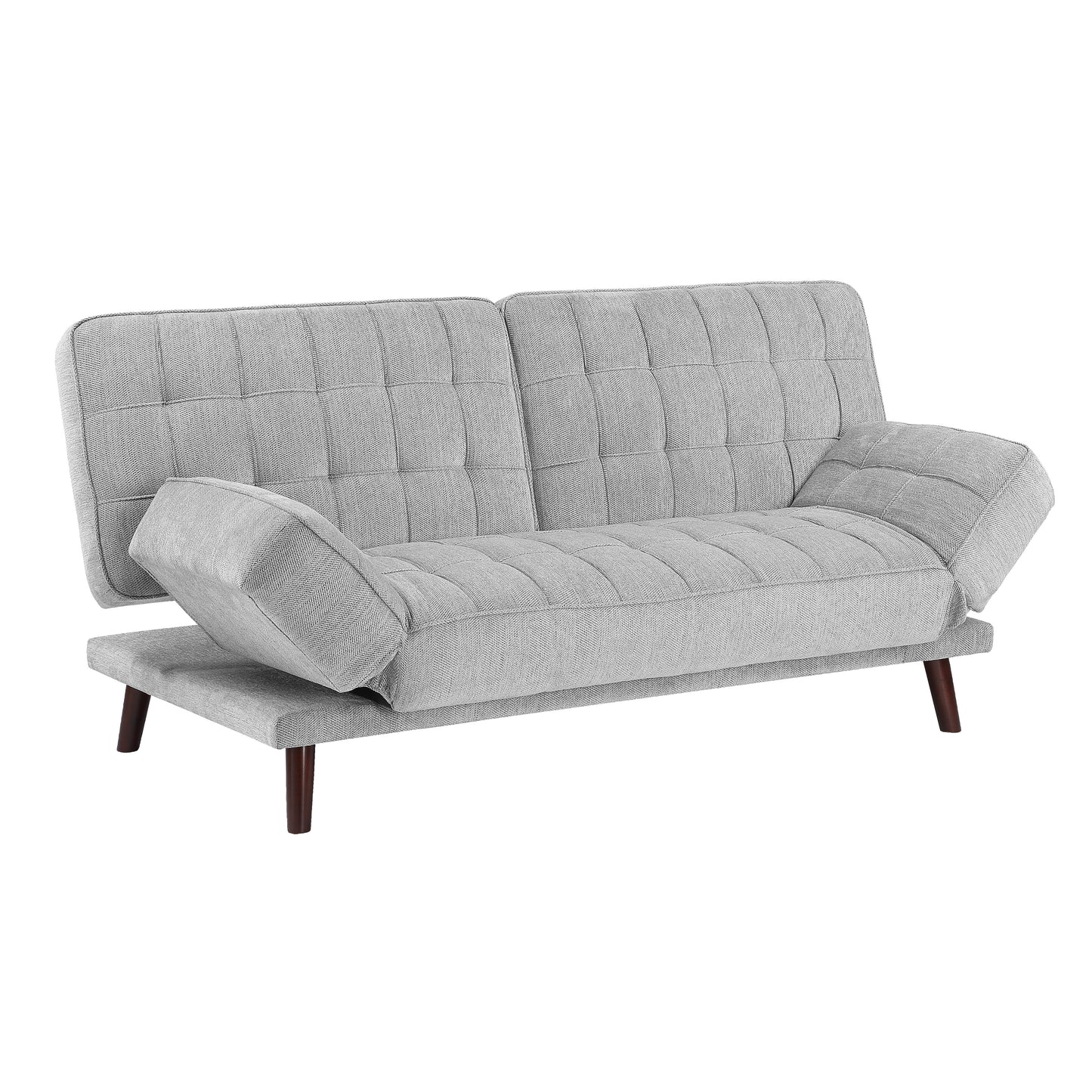 DRIGGS COLLECTION ELEGANT LOUNGER SILVER GRAY
