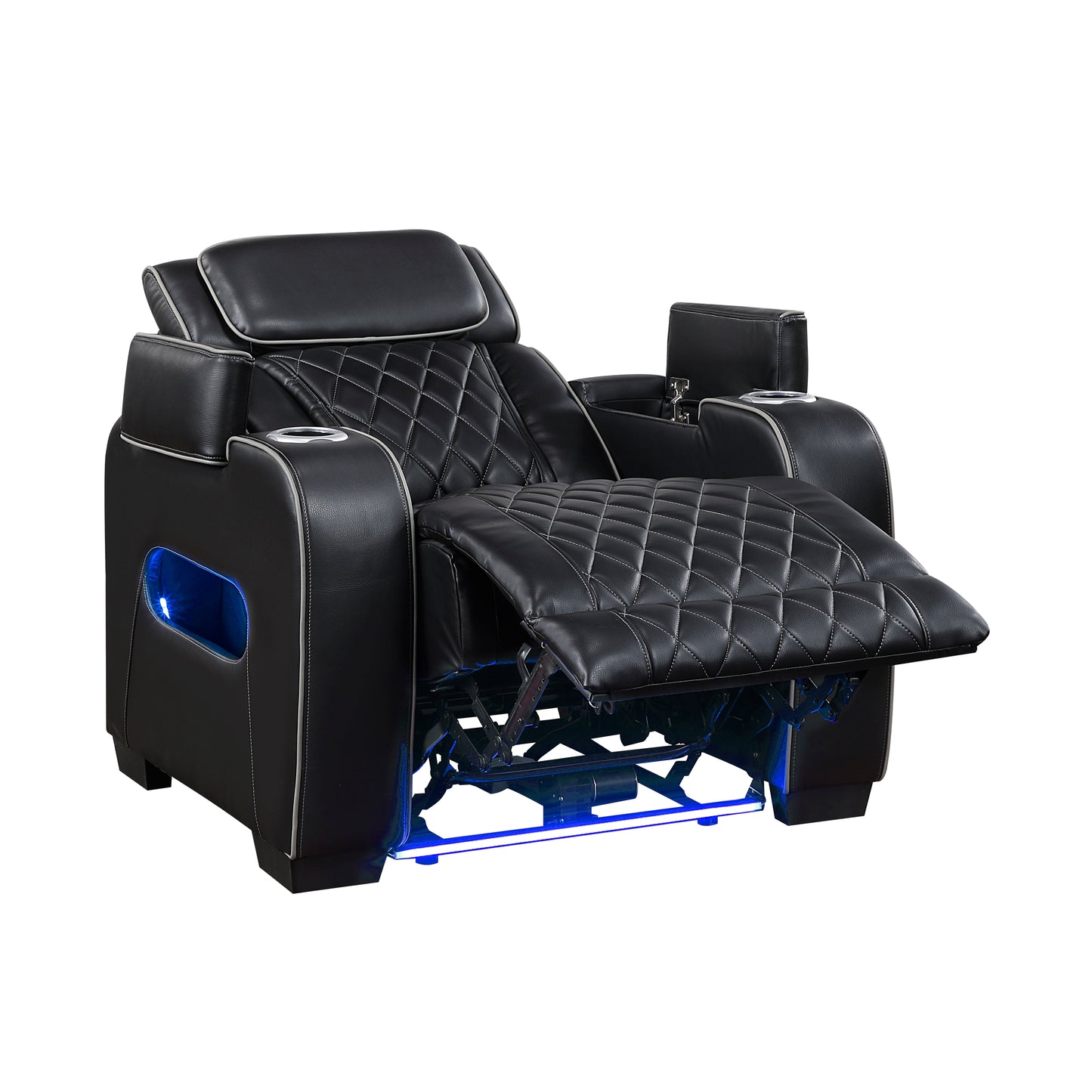 FAIRWAY COLLECTION RECLINING CHAIR BLACK