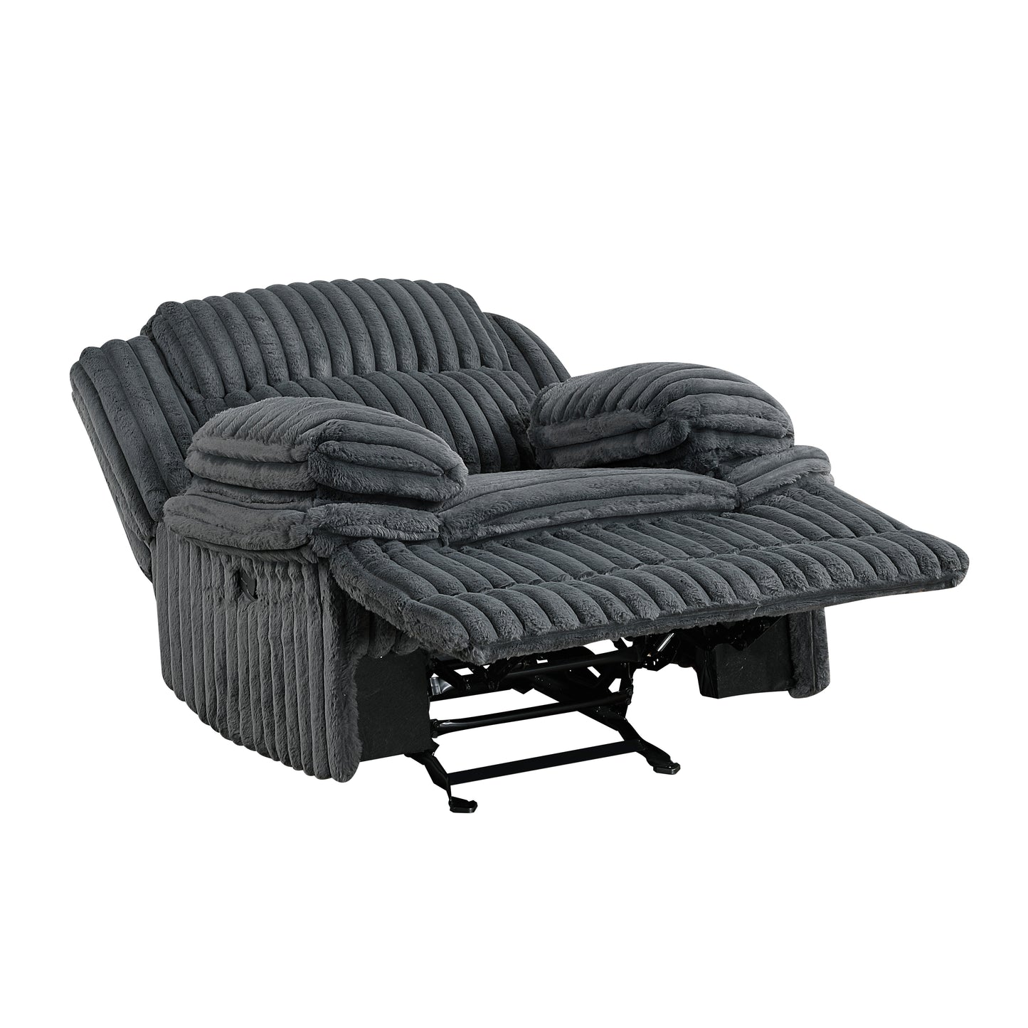 GOODLAND COLLECTION RECLINING CHAIR DARK GRAY