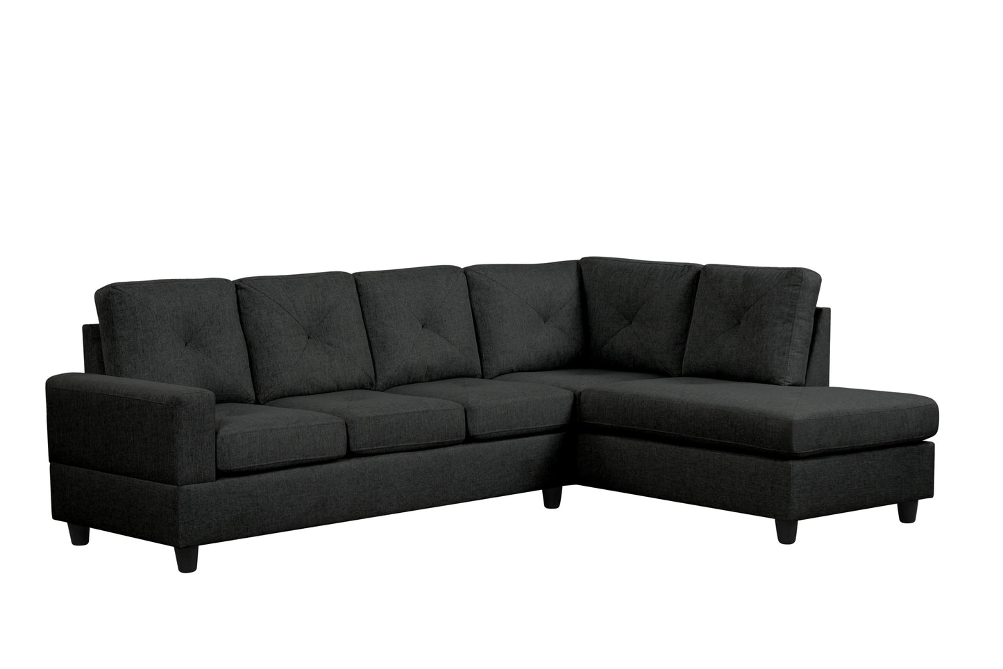 DESMOND SECTIONAL BLACK