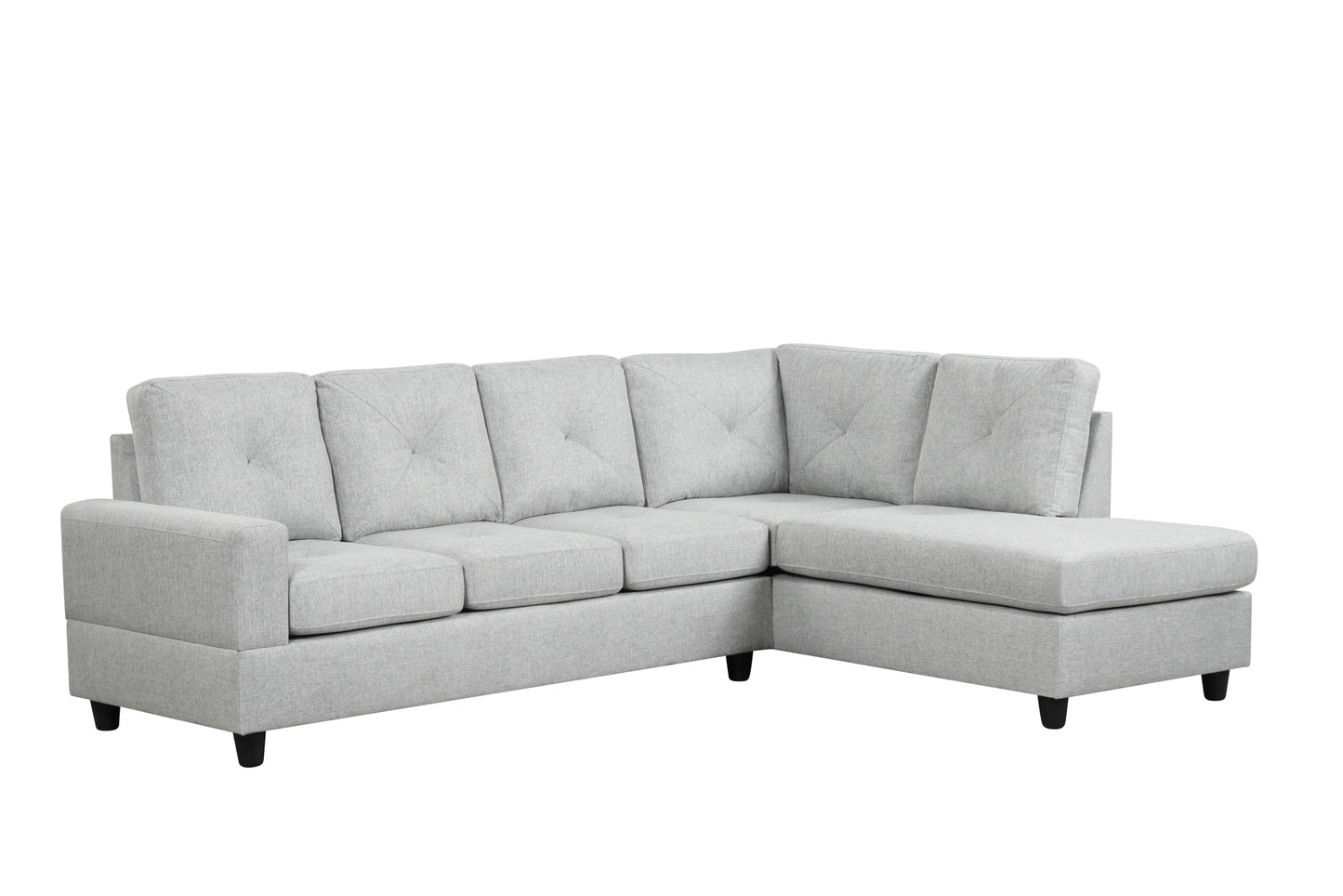 DESMOND SECTIONAL LIGHT GRAY