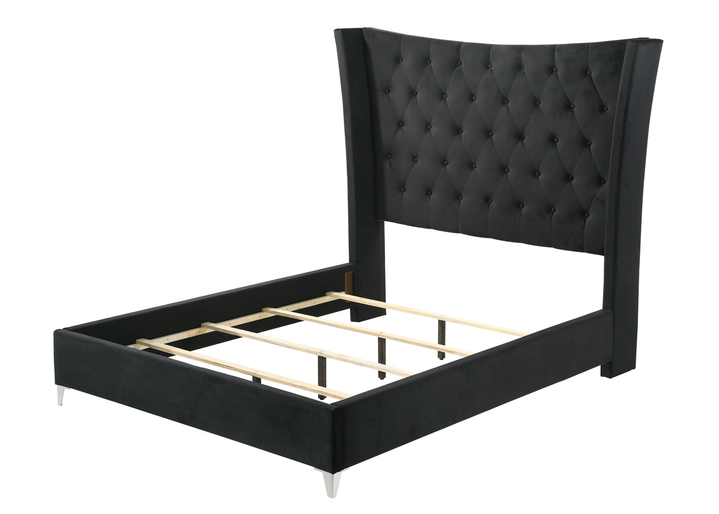 EMERALD BLACK KING SIZE BED FRAME