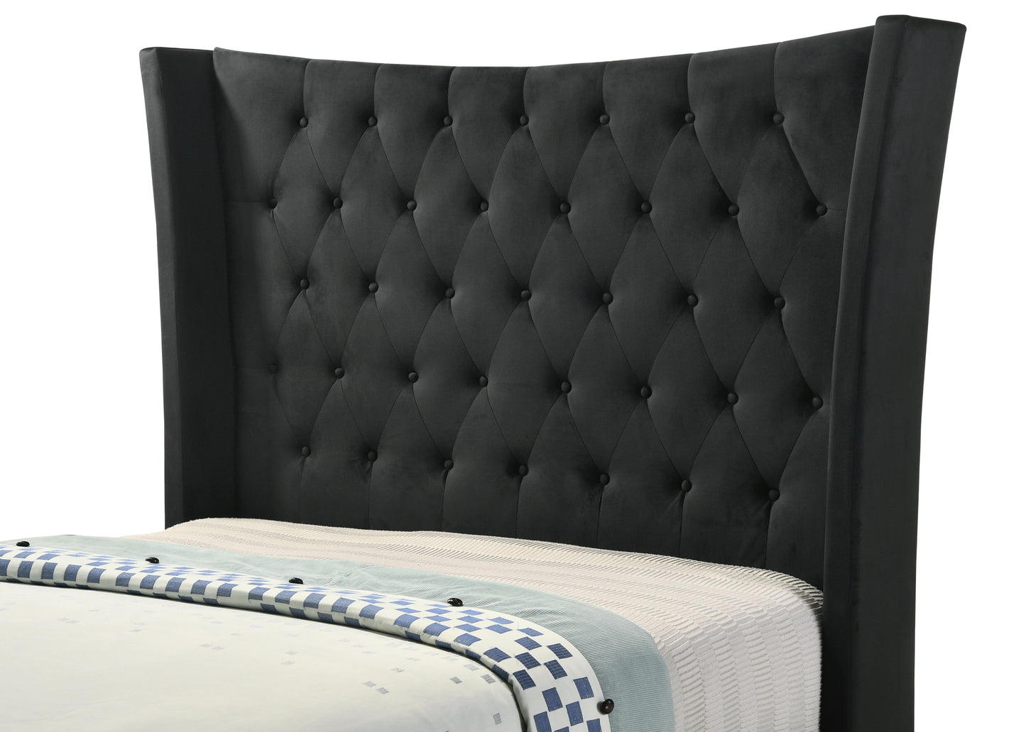 EMERALD BLACK KING SIZE BED FRAME