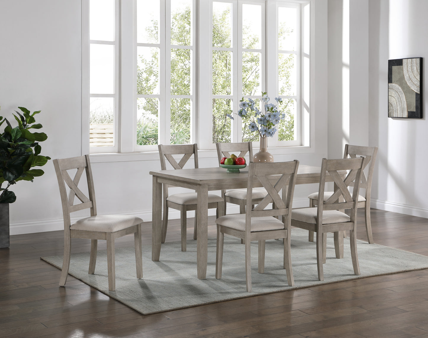 PRESCOTT COLLECTION 7PC DINING SET