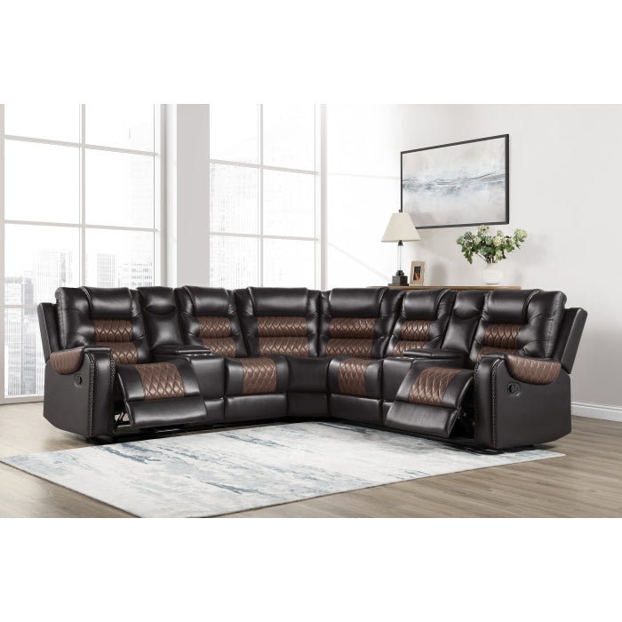 HART COLLECTION 3-PIECE RECLINING SECTIONAL