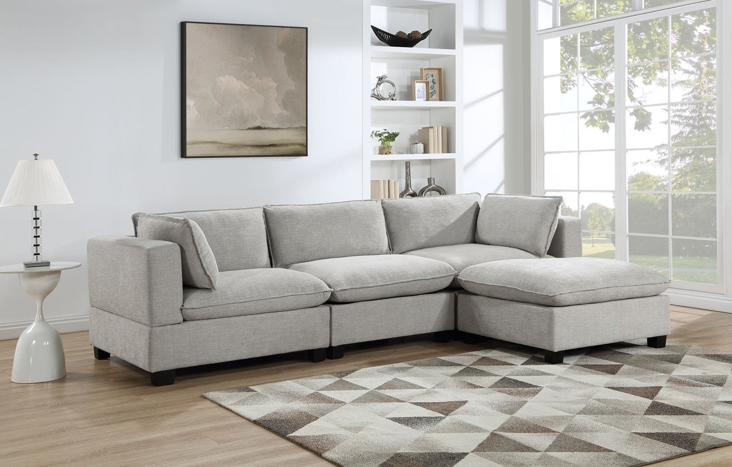 LISAN COLLECTION BEIGE SKY SECTIONAL
