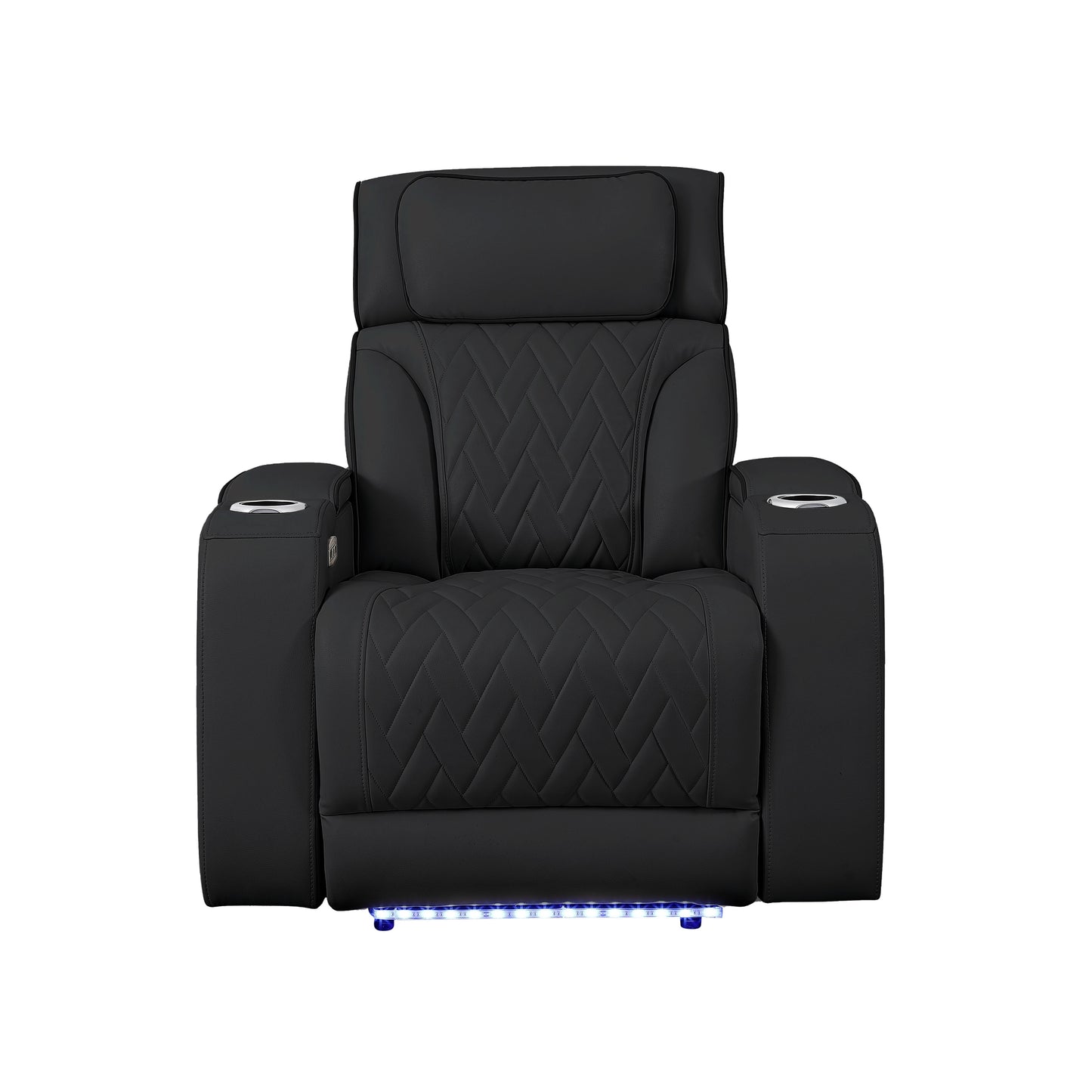 RITZY COLLECTION POWER RECLINING CHAIR BLACK