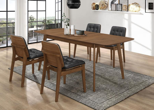 Redbridge Rectangular 7-piece Dining Set Natural Walnut