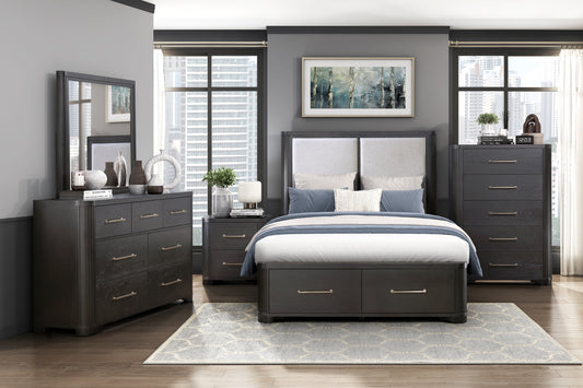 GILBERT COLLECTION KING 4 PC BEDROOM SET (B,D,M,N)