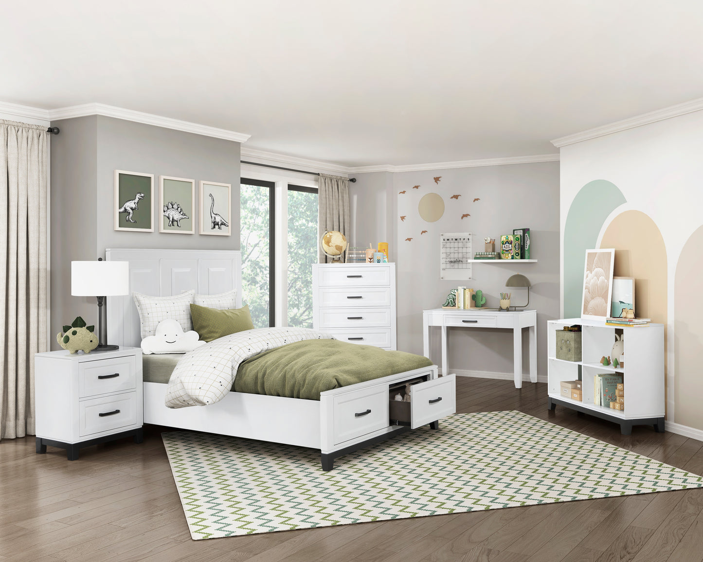 GARRETSON COLLECTION FULL 4 PC BEDROOM SET (B,D,M,N)