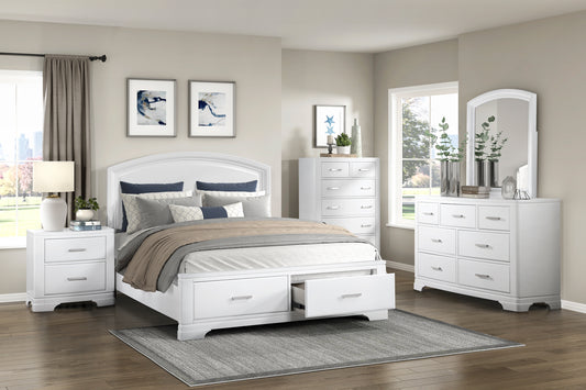 HUDSON COLLECTION FULL PLATFORM/STORAGE 4PC BEDROOM SET (B,D,M,N)