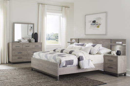 ZEPHYR COLLECTION FULL 7PC WALL BED BEDROOM SET (B,D,M,2N,2P)