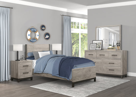 ZEPHYR COLLECTION TWIN 4PC BEDROOM SET (B,D,M,N)