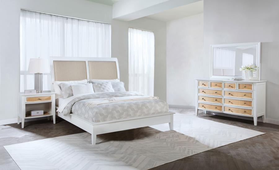 Bexhill 4-piece Queen Bedroom Set White (B,D,M,N)