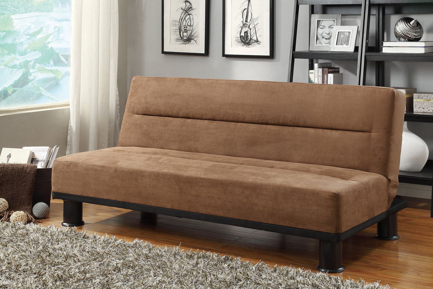 CALLIE COLLECTION ELEGANT LOUNGER BROWN