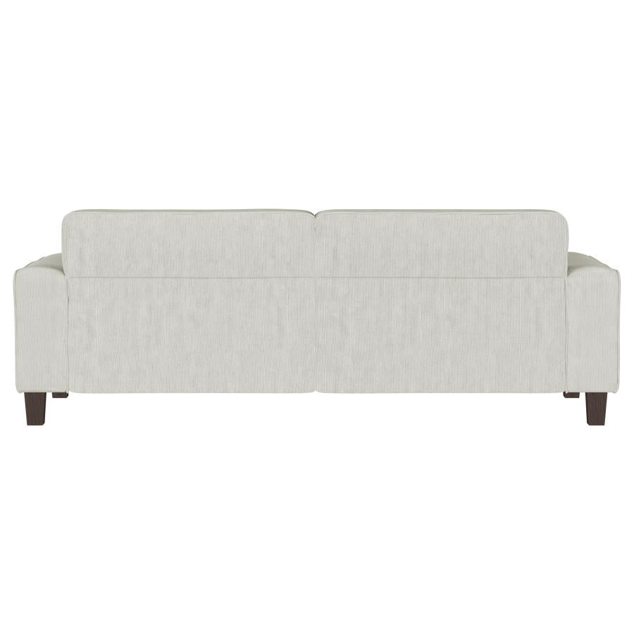 Deerhurst Upholstered Track Arm Tufted Sofa Greige