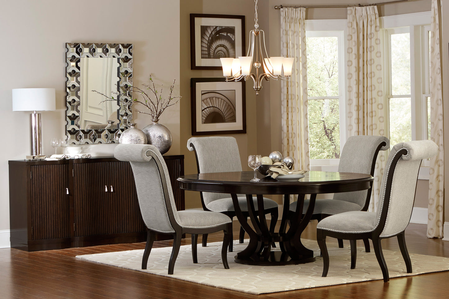 SAVION COLLECTION 5 PC OVAL DINING SET