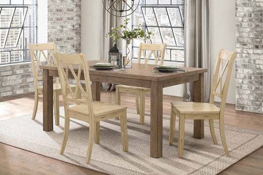 JANINA COLLECTION 5 PC DINING SET BUTTERMILK