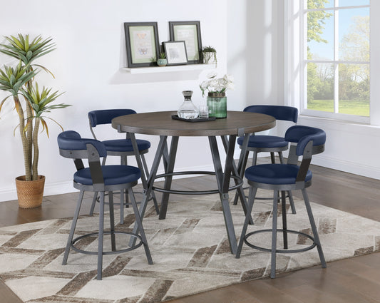 TEMPA COLLECTION 5PC DINING SET BLUE