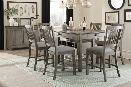 GRANBY COLLECTION 7 PC COUNTER HEIGHT DINING SET