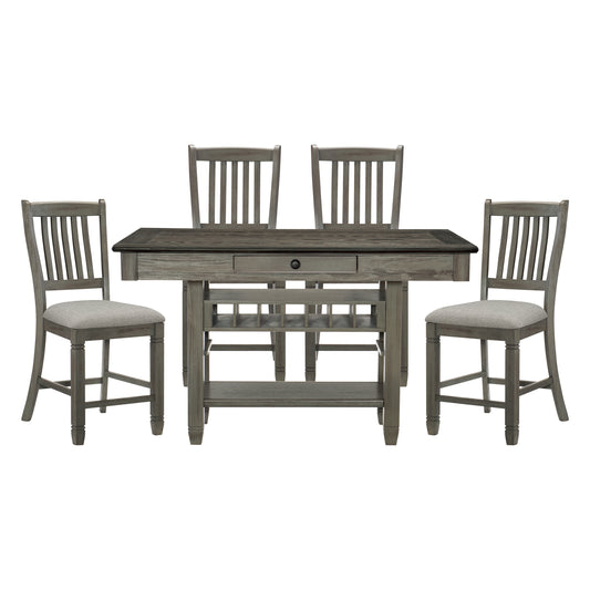 GRANBY COLLECTION 5 PC COUNTER HEIGHT DINING SET