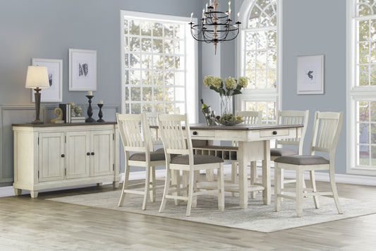 GRANBY COLLECTION 7 PC COUNTER HEIGHT DINING SET