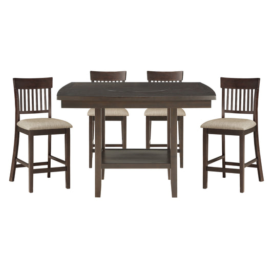 BALIN COLLECTION 5PC COUNTER HEIGHT DINING SET