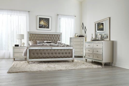 JULIETTE COLLECTION 4 PC KING BEDROOM SET (B,D,M,N)