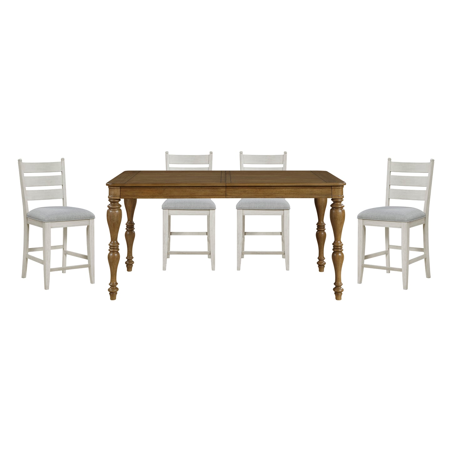 WYATT COLLECTION 5PC COUNTER HEIGHT DINING SET