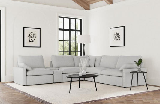 Collins 6-piece Modular Power Reclining Sectional Grey (Coming soon!)