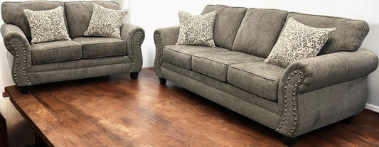 2 PC SOFA AND LOVESEAT