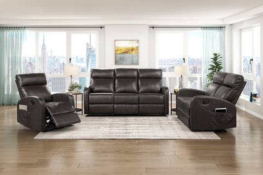 ALLEN COLLECTION 3PC RECLINING SOFA SET