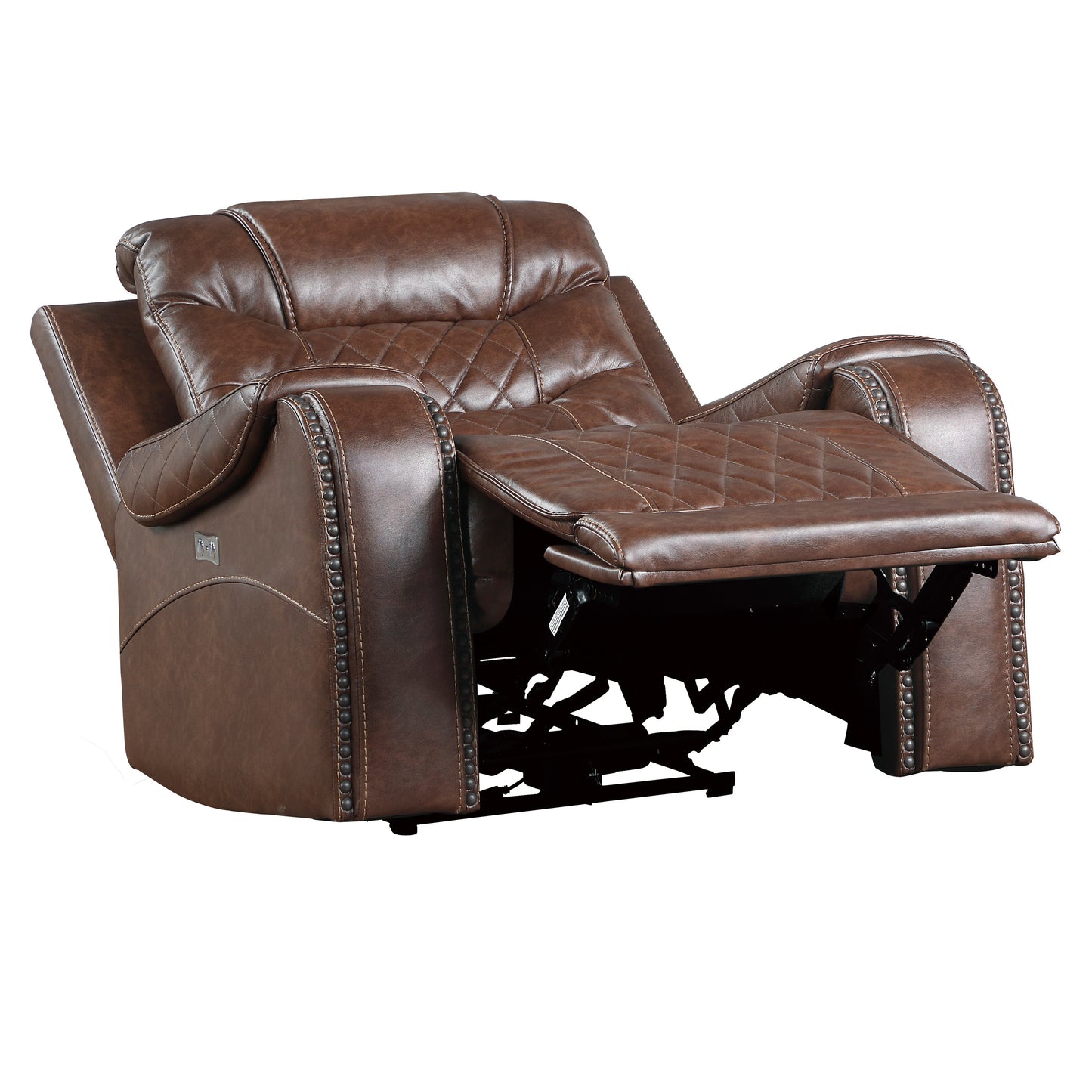 PUTNAM COLLECTION POWER RECLINING CHAIR BROWN