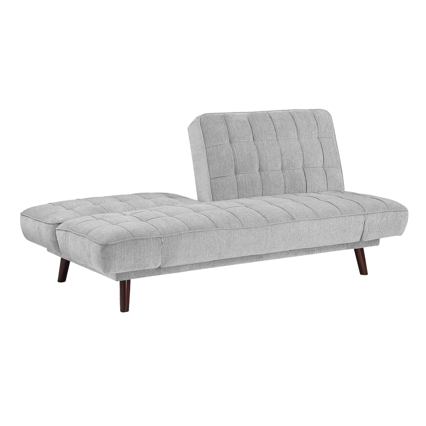 DRIGGS COLLECTION  ELEGANT LOUNGER SILVER GRAY