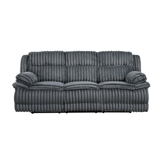 GOODLAND COLLECTION RECLINING SOFA DARK GRAY